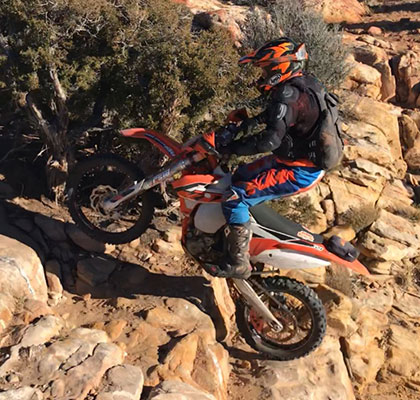 Dirt bike in Junction, CO